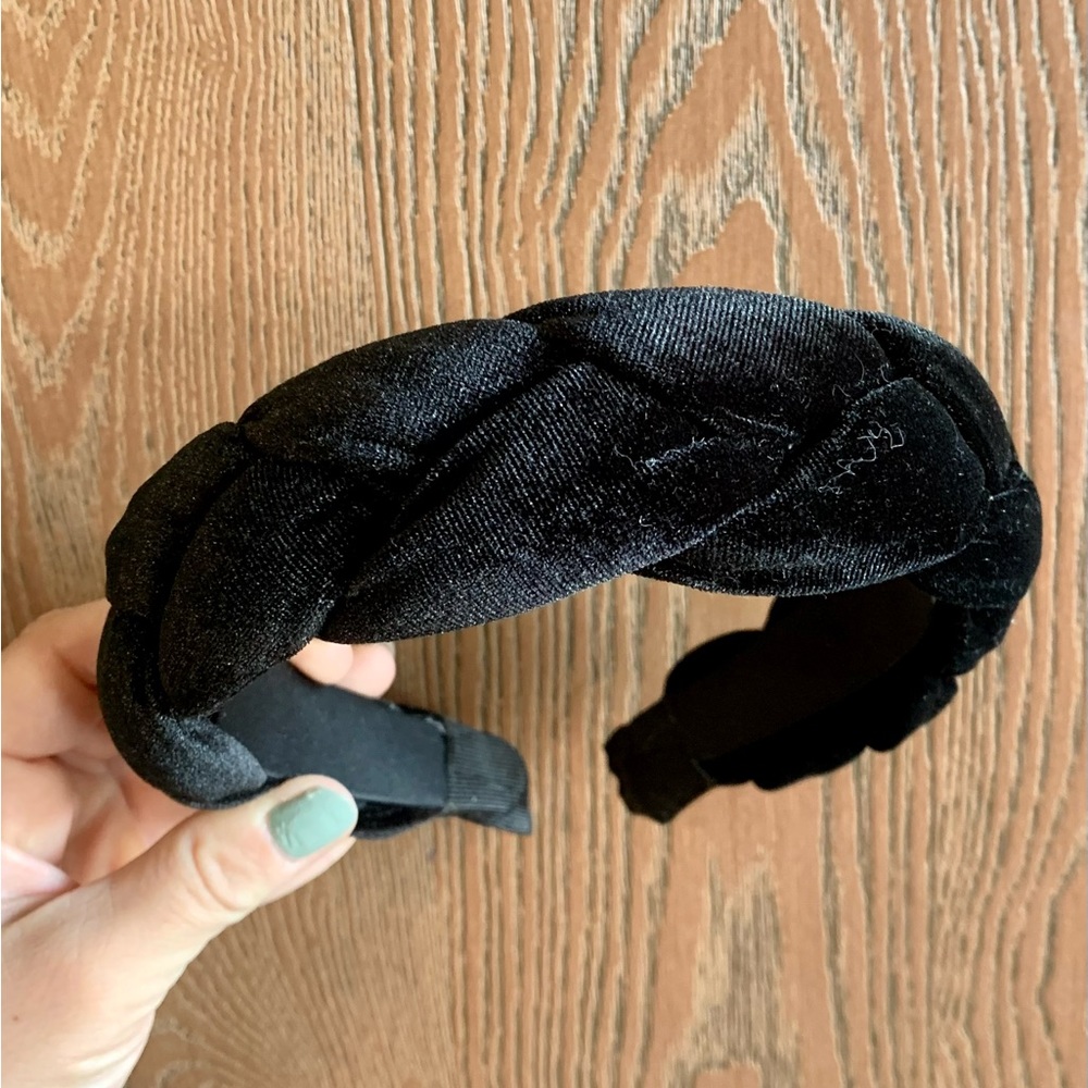 Black braided headband